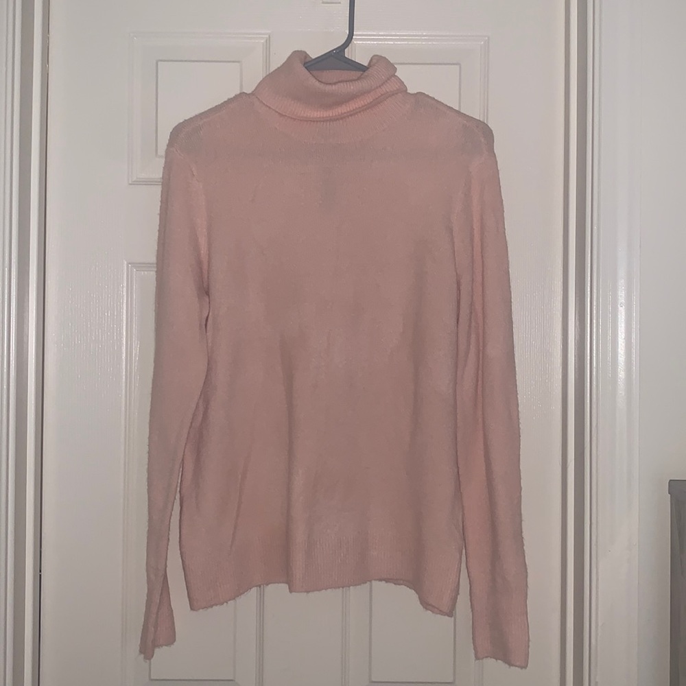Never worn pink turtleneck sweater